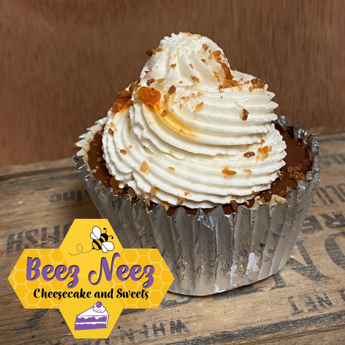 Butter Finger Cheesecake